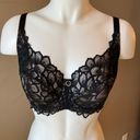 Panache Allure Full Cup Bra Black Lace 32F 32DDD New Photo 5