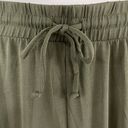 Treasure & Bond New  Soft Modal Knit High Waist Joggers Olive Sarma Photo 6