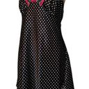 Apt. 9  black sweet little nighty with white polka dots and red lace detailing.New Photo 4