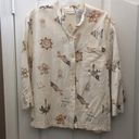 White Stag  linen blend blouse medium Photo 0