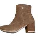 Toms  Women's Evie Zippered Casual Boots Ankle Mid Heel Brown Sz 6 NEW Photo 3