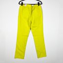 J. McLaughlin NEW  Felicity Front Fly Zip Slim Skinny Cotton Stretch Yellow Jeans Photo 3