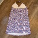 SheIn  halter dress lightweight ditzy floral summer swim coverup women’s size M Photo 4