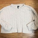 The Moon  & Madison Cream Cropped Sweater in XS Photo 0