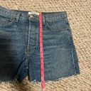 Reformation  Cut Off Button Fly Raw Hem Shorts- Size 27 Photo 4