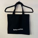 Reformation  Tote Bag Small Black 14x12.5” Photo 0