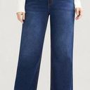 Bloomchic Straight Slightly Stretchy High Rise Dark Wash Pocket Full Jeans 26 4X NWT Photo 0