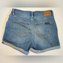 Calvin Klein  Womens High Rise Cuffed Denim Shorts Blue Size 28 Photo 6