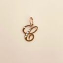 Tehrani Jewelry 14k Real Gold Initial "C" Pendant | Charm- Real 14k Gold Letter "C" Pendant for Him/Her- Gold Initial | Letter "C" Pendant Charm | Photo 0