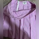 Aritzia  Sunday Best Mini Skirt Women Size 4 High Waist Plaid
Pleated Pink White Photo 8