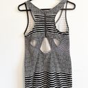 American Eagle Outfitters Black and White Striped Mini Dress - Small Photo 2