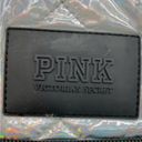 PINK - Victoria's Secret  Quilted Iridescent Metallic Mini Backpack Silver Photo 2