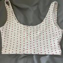 Brandy Melville John Galt White & Red Lydia Tank Top  Photo 4