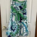 My Michelle  Strapless Dress Paisley Tulle Green White juniors Size 9 flowers Photo 9