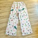 Hill House The Skylar 100% Linen Pants in Sea Creatures Size XS NWT Photo 5