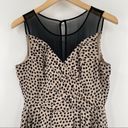 BCBGeneration  Dress Chai Combo Polka Dot Dots Mesh Mini Black & Creme Size 6 Photo 3