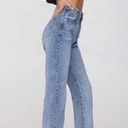 Nasty Gal  High Waist Split Leg Jean Womens Size 0 NWOT Medium Wash Photo 1