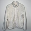 Uniqlo  sherpa zip up large cream color pockets winter fall comfy Photo 0