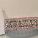 The Row Pink & Crystal Elastic Multi Bracelet Photo 0