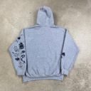 Harry Styles Vintage Gray  Tattoo Hoodie Photo 2