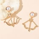 Bow and arrow Pearl  earrings 🌟​​​​​​​​​​​​​​​​​ Photo 2