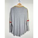 We The Free  Gray Feeling Magical Oversized Sweater Long Sleeve Crochet Detail XS Photo 5