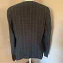 Laundry by Shelli Segal  Dark Gray Plaid Blazer Size 12 Photo 3