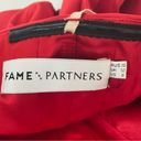 Fame and Partners  Strapless Satin Gown Photo 9