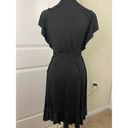 Banana Republic  Black Wrap Dress Size XS (SDR37) Photo 4