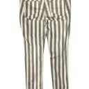 Bebe  Gray & White Pinstripe Skinny Jeans 29 Photo 1