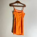 Blue Blush Boutique Orange Cut Out Mini Dress Photo 4