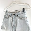 Abercrombie & Fitch  High Rise Curve Love Mom Shorts Light Wash Blue 2 / 26 Photo 7