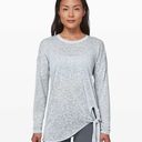 Lululemon Side Tie Long Sleeve Top Photo 0