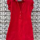 Juicy Couture Vintage 90s Y2K  red polo dress LARGE JR? Photo 0