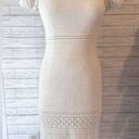 NWOT FRESHMAN 1996 Crotchet Dress White Photo 0