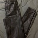 American Eagle  super stretch leather skinny jeans / US 000 Photo 0