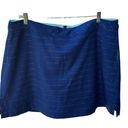 Lady Hagen  Blue Eyelet Turquoise Lined Athleisure Skort Size 16 NWT Photo 0