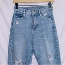 Arizona Jeans Arizona Jean Co. Light Wash Denim High Waisted Distressed Mom Jeans size 3 Photo 2