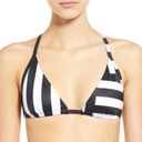 Tavik swim Black and White Striped Tavik Vivienne Triangle Bikini Top Photo 0