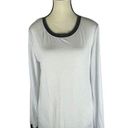 Treasure & Bond  white and dark gray long sleeve ringer t-shirt sz S loose fit Photo 0