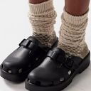 Free People  Size 39 EU / US 8 Karlie Buckle Clog in Black New NWT Photo 0