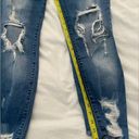 Cello Ms.  Light Wash Distressed very high waisted jeans size 14 Photo 4