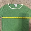 Oscar de la Renta Vintage Oscar  green knit top Photo 5