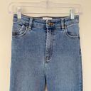 Rolla's ROLLA’S Eastcoast High Rise Crop Flare Hem Stretch Denim Jeans Tracey Blue Photo 3