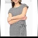 J.Crew  Striped Black and White 100% Cotton Dress Photo 9