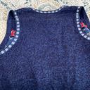 heirloom collectibles  vintage knit Christmas sweater vest size XLarge Photo 10