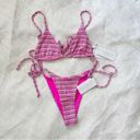 l*space NWT L* Brittany Top & Lennox Classic Bottom Bikini Set Electric Pink sz XS Photo 4