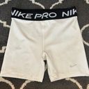 Nike White Pro Spandex Shorts Photo 0