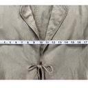 J.Jill  Blazer Jacket Womens Size XS Tan Linen Blend Tie Front Blazer Lagenlook Photo 4