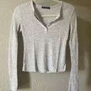 Brandy Melville Grey Thermal Photo 0